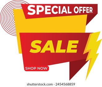 Sale banner template design, Super Sale, end of season special offer banner.  Special offer mega sale banner template,  Super Discount Offer, promotion for social media vector illustration. 