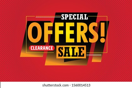 Sale banner template design. Useful for greeting card, web, shopping promotion and or social media content. Vector illustration.