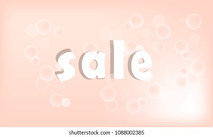 Sale banner template design. Vector illustration.