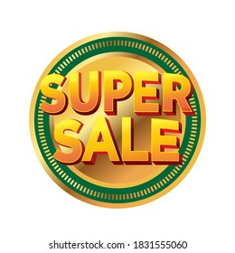 Sale banner template design, Vector illustration.