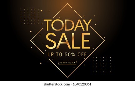 Sale banner template design, Vector illustration.