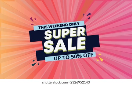 sale banner template design vector image speciall offer super sale banner. 
poster big sale special offer discounts Vector illustration.