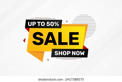 Sale banner template design vector illustration, Special offer sale tag,  sale offer banner. Sale Discount template for marketing promotion, retail, store, shop, online store, or website.