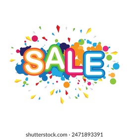 sale banner template design vector illustration
