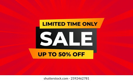 Sale banner template design vector illustration, Special offer sale tag, sale offer banner. Sale Discount template for marketing promotion, retail, store, shop, online store, or website.