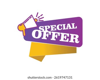 Sale banner template design vector illustration, Special offer sale tag, sale offer banner. Sale Discount template for marketing promotion, retail, store, shop, online store, or website.