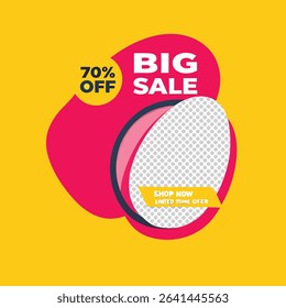 Sale banner template design vector illustration, Special offer sale tag,  sale offer banner. Sale Discount template for marketing promotion, retail, store, shop, online store, or website.