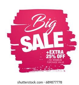 sale banner template design, vector illustration