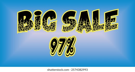 Sale banner template design with white light blue background, Big sale special offer to discount. End of season special offer banner, Super Sale. Vector illustration