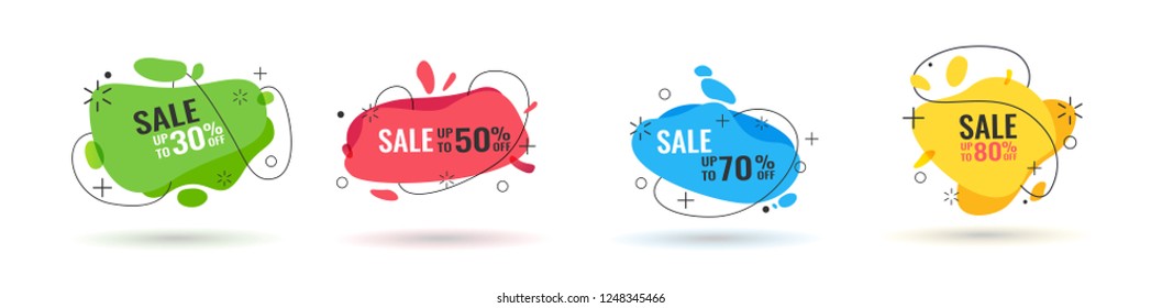Sale banner template purple. Vector  illustration up to 30, 50, 70, 80 % off
