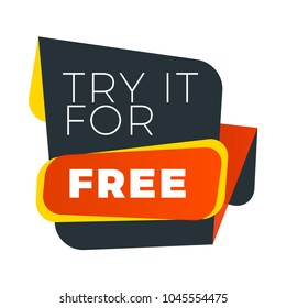 Sale banner template. Vector design element for your promotion. Red, yellow and black color theme. Rounded speech bubble