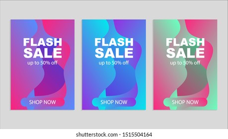 Sale banner templates. Minimalistic abstract vector covers design. Future geometric template for placards, banners, flyers, presentations and reports
