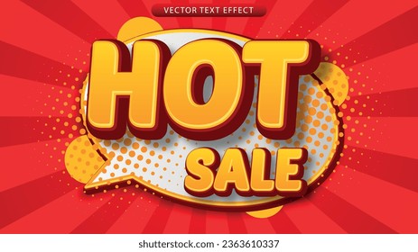 sale banner with text effect