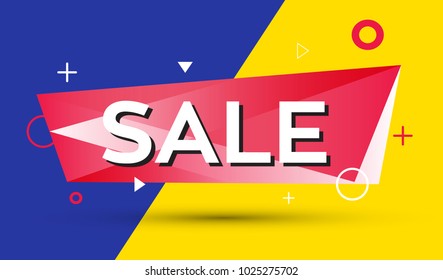 Sale banner vector