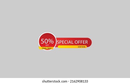 Sale Banner vector design template