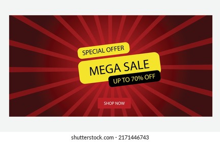 Sale Banner vector design template