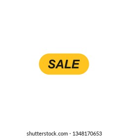 Sale banner. Vector icon flat design