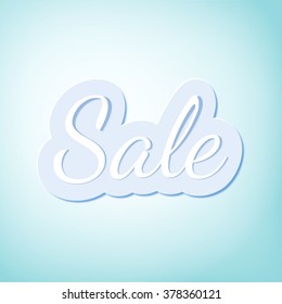 Sale banner. Vector illustration