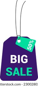 Sale Banner Vector Illustration, Discount, Sale, Elements, Special Offer, Big Sale, Mega Sale