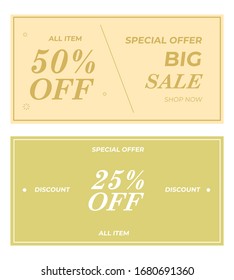 SALE BANNER VOUCHER BLACK FRIDAY TEMPLATE