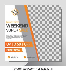 Sale Banner Web Social Media Template