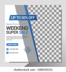 Sale Banner Web Social Media Template