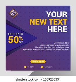 Sale Banner Web Social Media Template