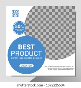 Sale Banner Web Social Media Template. EPS 10