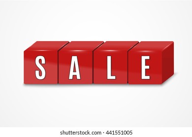 Sale banner.cube