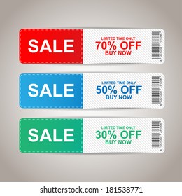 Sale banners