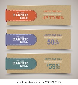 Sale banners