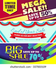 Sale banners design