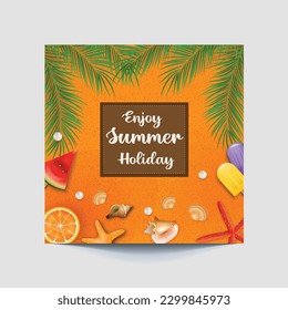 Sale banners design. Abstract green, red, yellow organic shapes backgrounds. Social media post templates. Vector illustration for web banners, mobile app, internet ads