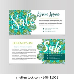 Sale banners design vector