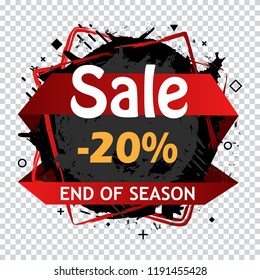 Sale banners. Discount and promotion label. Discount and price tag