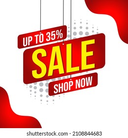 Sale Banners, elements with designs, sales, offers, discounts, special, ultimate, unlimited, big, 35% offers, up to, year end sale, mega sale, latest, special, shop now, buy now, colourful badges
