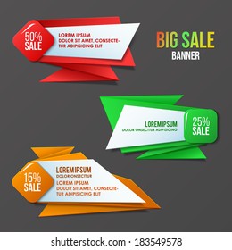 Sale banners set.