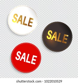 SALE banners. Vector illustration.