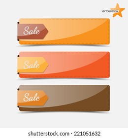 Sale banners,vector