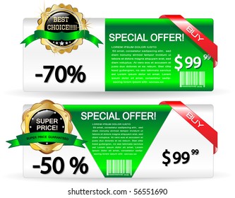 Sale banners-Vector