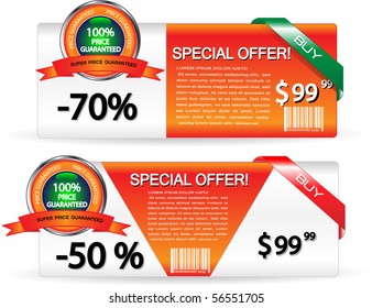 Sale banners-Vector