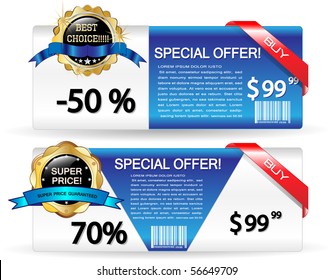 Sale banners-Vector