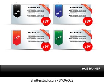 Sale banners-Vector