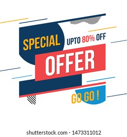 Sale banner.Vector illustration. marketing strategy.