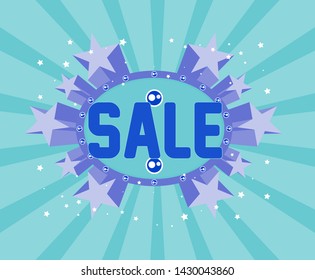 sale, beautiful greeting card background, poster or banner for summer party event