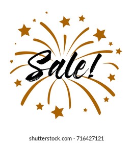 sale, Beautiful greeting card poster
