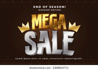 Sale big promo text effect, easy custom, modern style header or title promotion product or services, special offer discount sale, simple and clean background.