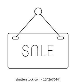 sale  board   hanging  