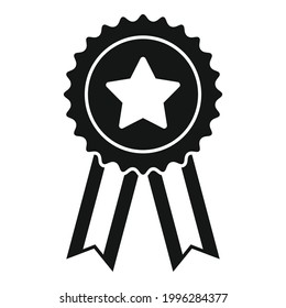 Sale bonus emblem icon. Simple illustration of Sale bonus emblem vector icon for web design isolated on white background