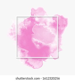 Sale brush stroke background, vector illustration, watercolor background, banner promotion template